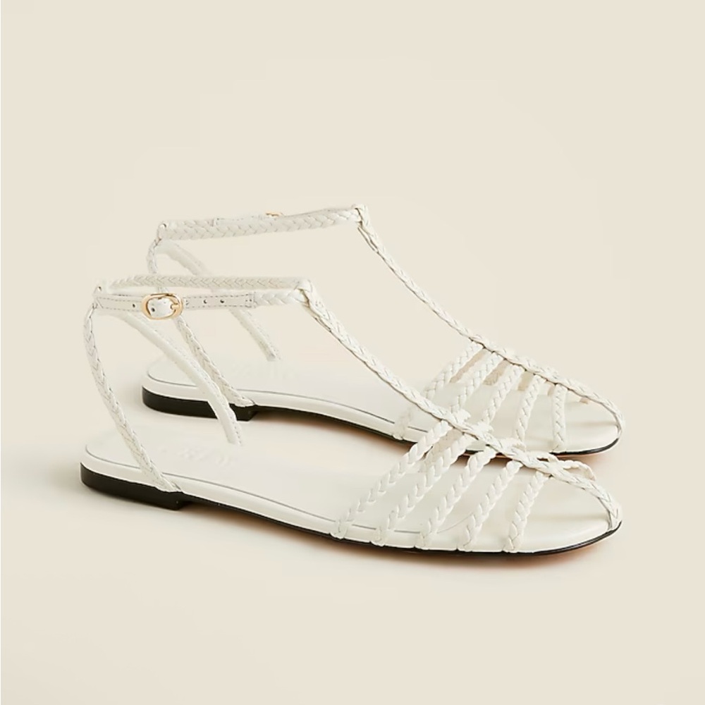 ❗️SOLD❗️JCREW leather braided Sandals